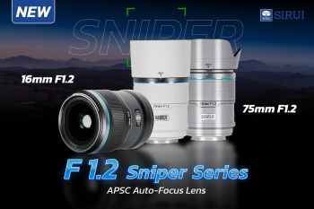 Sirui - Sniper 16mm F1.2 APCS &r 75mm F1.2 APCS Auto-Focus Lens  ประกันศูนย์ไทย 1 ปี (สินค้าตัวเลือก)