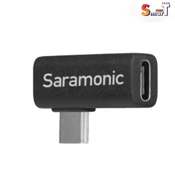 Saramonic SR-C2005 Type C male to female right angle adater - Black